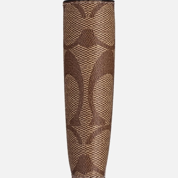 NWT NEW Coach F66551 Men's Wallet ID Bill Bifold Signature Canvas QB/TAN Khaki - Picture 4 of 6